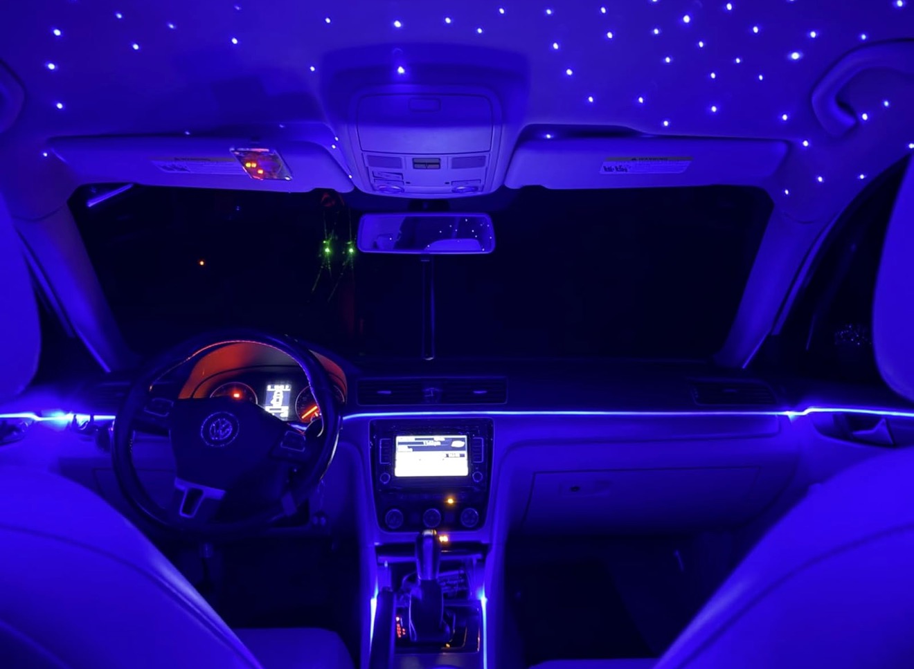 Car Ambient LED Interior Lighting Kit (App Control)
