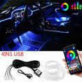 Car Ambient LED Interior Lighting Kit (App Control)